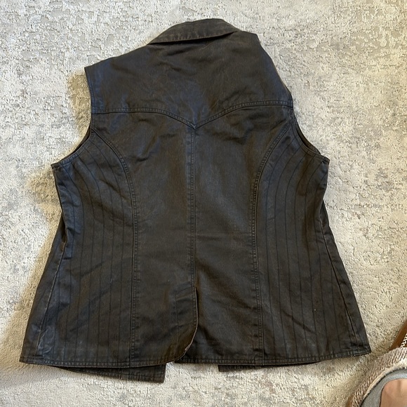 Cripple Creek Ranchwear Womens Brown Vest size Large - Picture 4 of 5